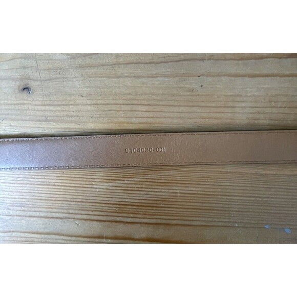 Lauren Ralph Lauren Genuine Leather Textured Size Large Women’s Belt Black - Picture 6 of 8